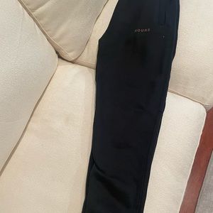 Hours Black Sweatpants